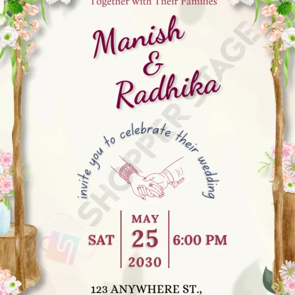 Royal Elegance – Digital Wedding Invitation