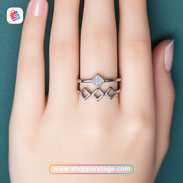 Geometric Stackable Ring